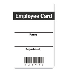  Employee Card Design 1