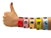 Zebra Wristband Materials 97032-PURPLE