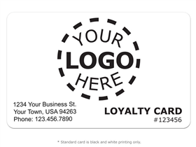  Custom Logo Customer Loyalty Card