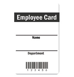 Employee Card Design 1 Product Image