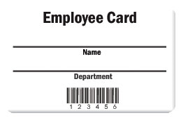  Employee Card Design 2