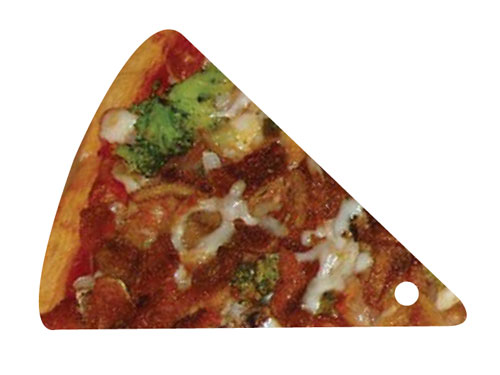 Keychain Card 1-Up Pizza Product Image