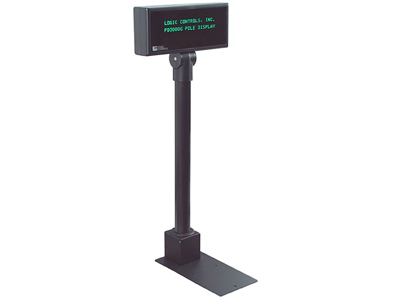 Logic Controls Pdx3000 Pole Display Black Restaurant Retail 2 X 20 Serial for sale online 