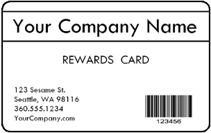 Pre-Designed Customer Loyalty Cards Product Image