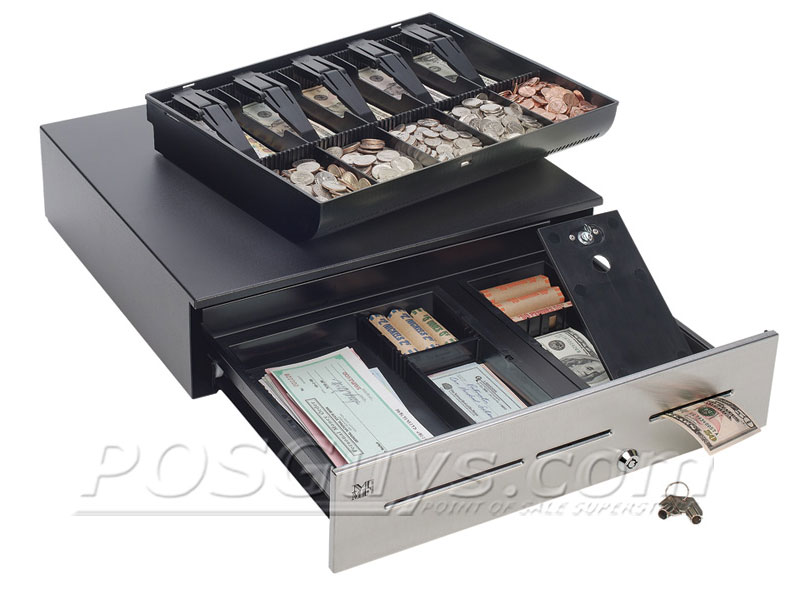 18in Cash Drawer w/ Stainless Front