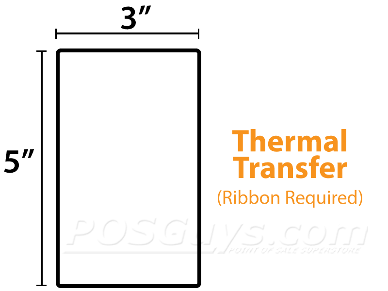 Zebra 4 x 6 in 10000281 Labels Thermal Transfer Paper Z-Perform